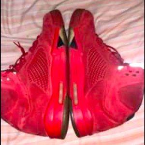Air Jordan Red Suede 5s